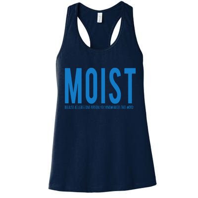 Moist Because Someone Hates This Word Womens Tank Top