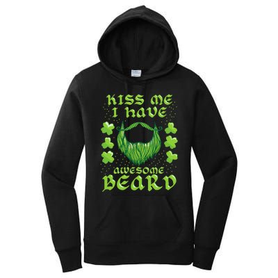 Me Beard St Patricks Day As, Dad And Daddy Gifts Women's Pullover Hoodie