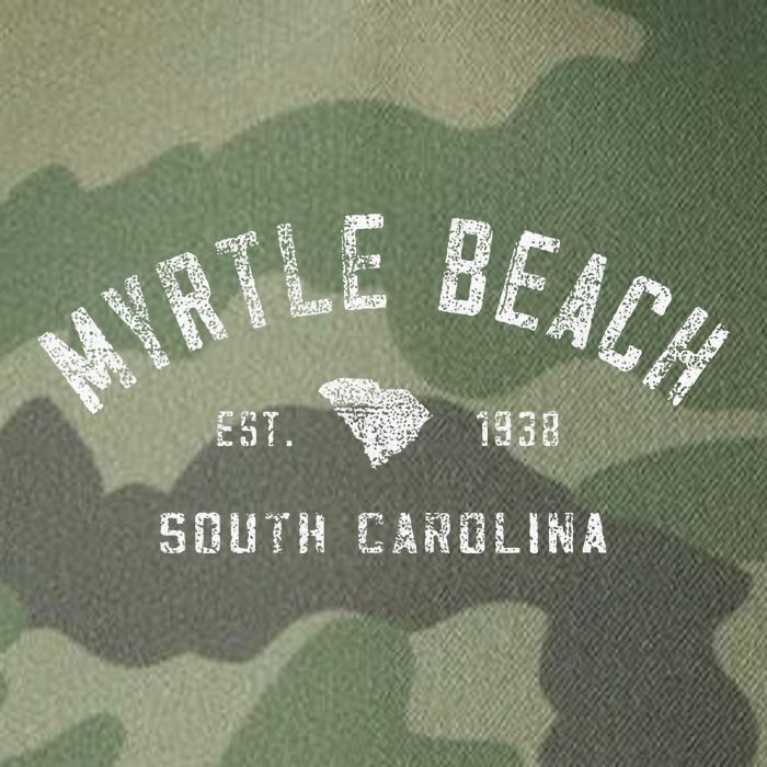 Myrtle Beach Souvenir Est 1938 South Carolina Retro Varsity Legacy Tie Dye Trucker Hat