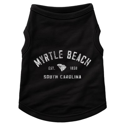 Myrtle Beach Souvenir Est 1938 South Carolina Retro Varsity Doggie Tank