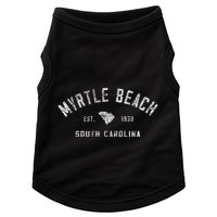 Myrtle Beach Souvenir Est 1938 South Carolina Retro Varsity Doggie Tank