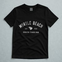 Myrtle Beach Souvenir Est 1938 South Carolina Retro Varsity T-Shirt