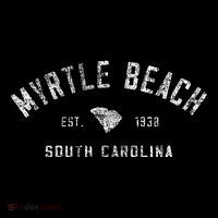 Myrtle Beach Souvenir Est 1938 South Carolina Retro Varsity Sustainable Beanie