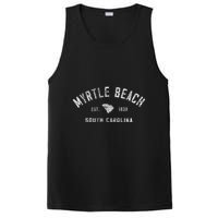 Myrtle Beach Souvenir Est 1938 South Carolina Retro Varsity PosiCharge Competitor Tank