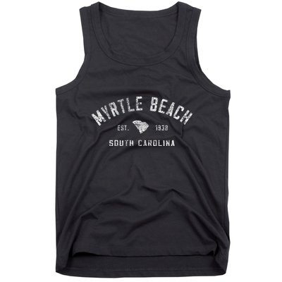 Myrtle Beach Souvenir Est 1938 South Carolina Retro Varsity Tank Top