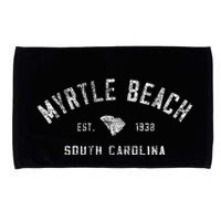 Myrtle Beach Souvenir Est 1938 South Carolina Retro Varsity Microfiber Hand Towel