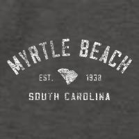 Myrtle Beach Souvenir Est 1938 South Carolina Retro Varsity Vector Backpack