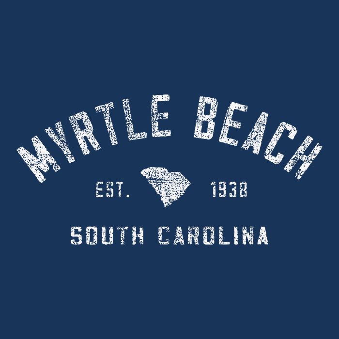 Myrtle Beach Souvenir Est 1938 South Carolina Retro Varsity Infant Baby Jersey Bodysuit