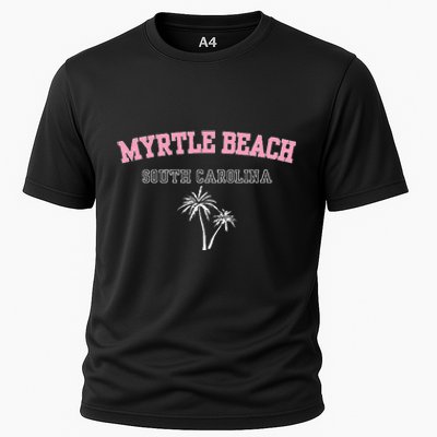 Myrtle Beach South Carolina Souvenir Palm Tree Holiday Cooling Performance Crew T-Shirt