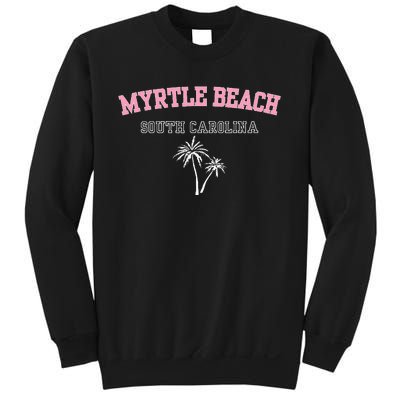 Myrtle Beach South Carolina Souvenir Palm Tree Holiday Sweatshirt