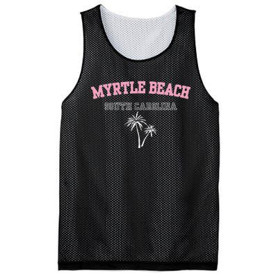 Myrtle Beach South Carolina Souvenir Palm Tree Holiday Mesh Reversible Basketball Jersey Tank