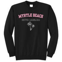 Myrtle Beach South Carolina Souvenir Palm Tree Holiday Tall Sweatshirt