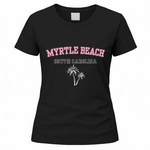 Myrtle Beach South Carolina Souvenir Palm Tree Holiday Women's T-Shirt