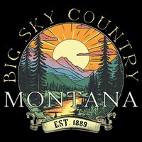 Montana Big Sky Country Mountains Vintage Toddler Hoodie