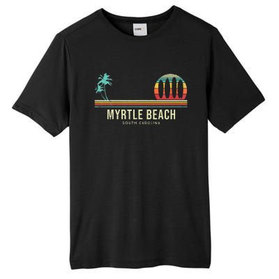 Myrtle Beach Summer Surf Tall Fusion ChromaSoft Performance T-Shirt