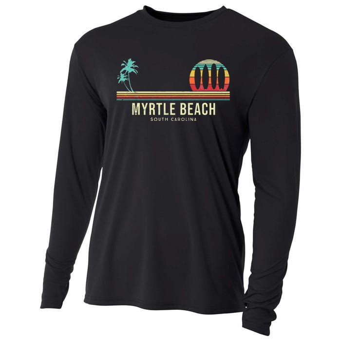 Myrtle Beach Summer Surf Cooling Performance Long Sleeve Crew