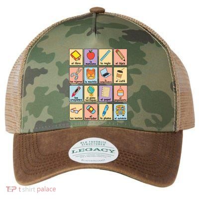 Maestra Bilingue Spanish Teacher Back To School Legacy Tie Dye Trucker Hat