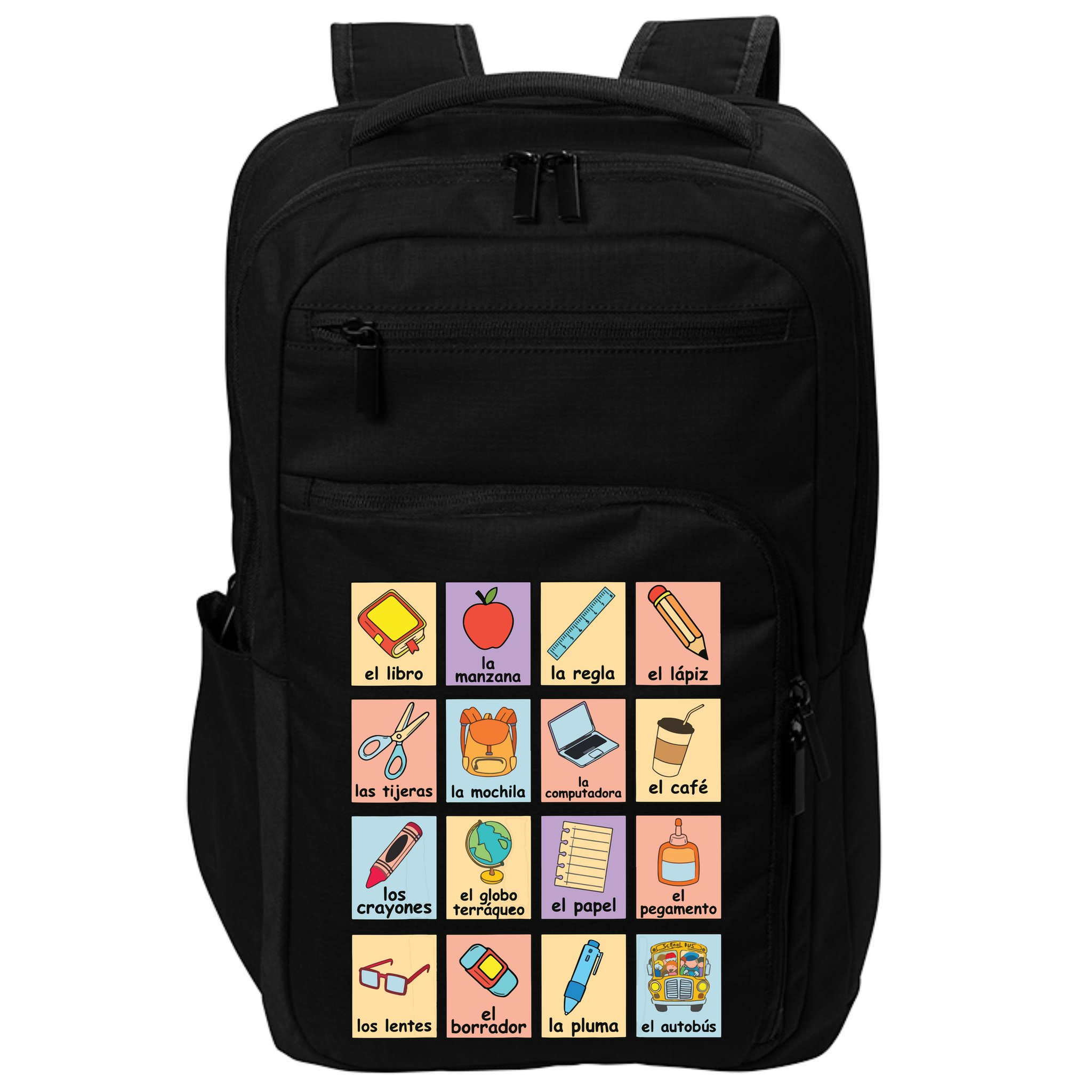 Maestra Bilingue Spanish Teacher Back To School Impact Tech Backpack