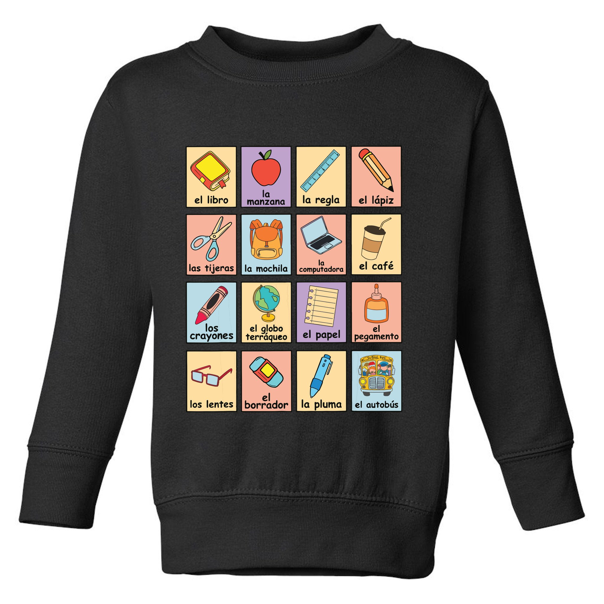 Maestra Bilingue Spanish Teacher Back To School Toddler Sweatshirt