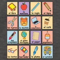 Maestra Bilingue Spanish Teacher Back To School Vector Backpack