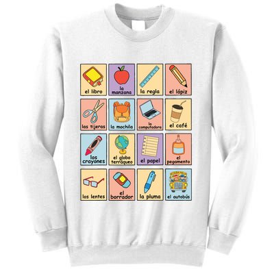 Maestra Bilingue Spanish Teacher Back To School Sweatshirt