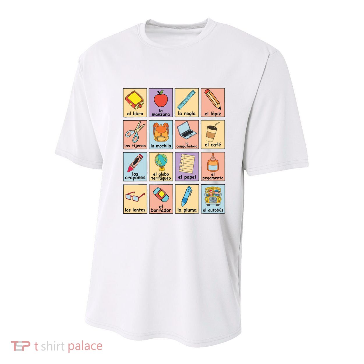 Maestra Bilingue Spanish Teacher Back To School Youth Performance Sprint T-Shirt
