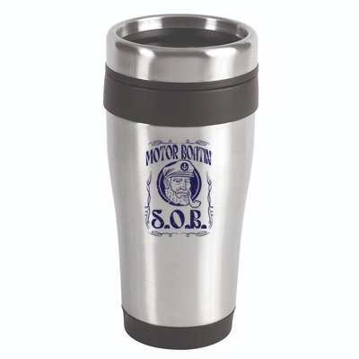 Motor Boating Sob Funny Motorboat Humor Captain Owner 16oz Travel Tumbler