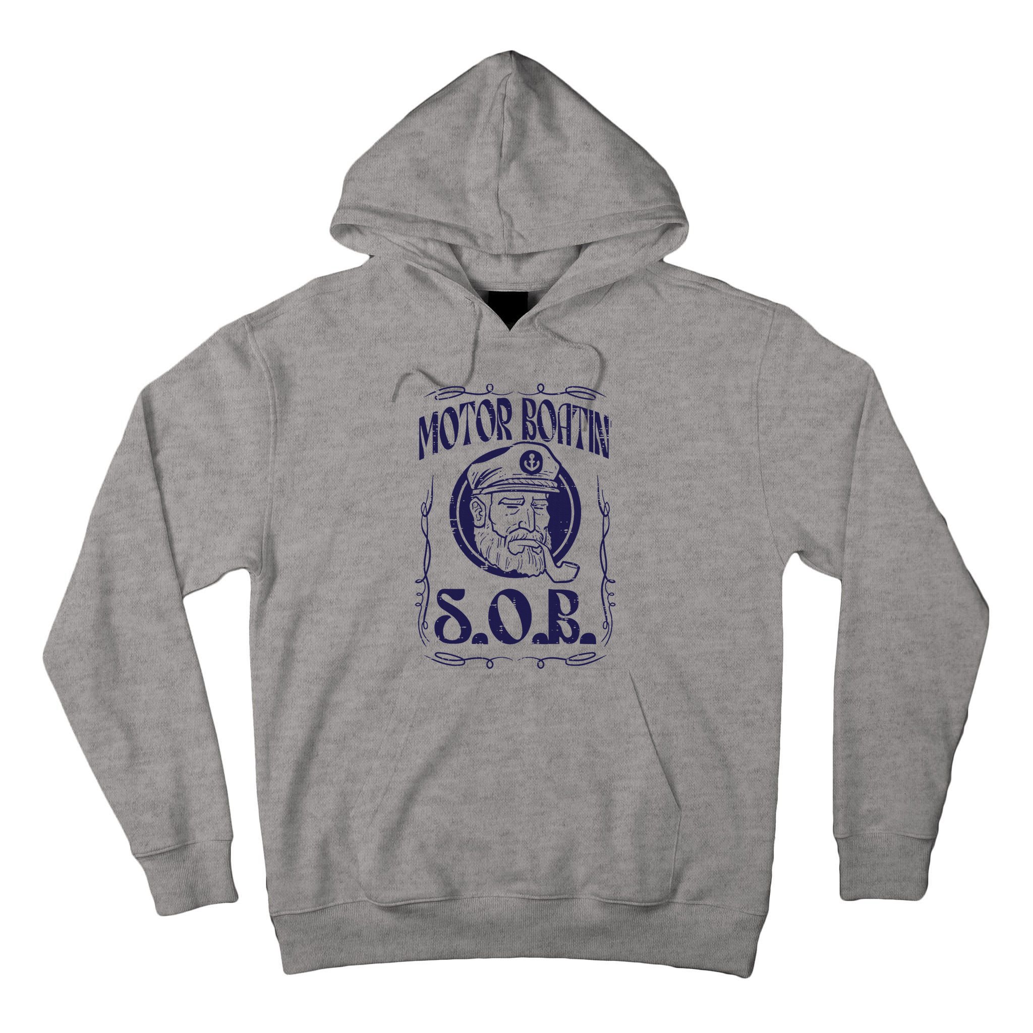 Motor Boating Sob Funny Motorboat Humor Captain Owner Tall Hoodie