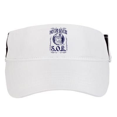 Motor Boating Sob Funny Motorboat Humor Captain Owner Adult Drive Performance Visor