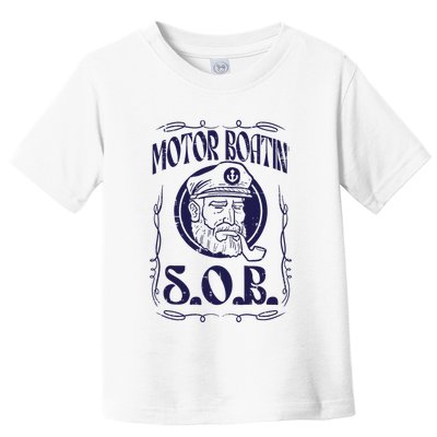Motor Boating Sob Funny Motorboat Humor Captain Owner Toddler T-Shirt