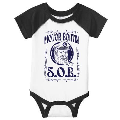 Motor Boating Sob Funny Motorboat Humor Captain Owner Infant Baby Jersey Bodysuit