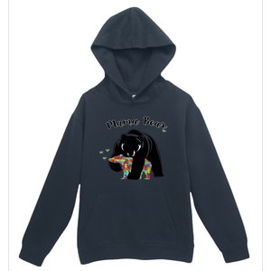 Mama Bear Support Love Autism Awareness Gift Urban Pullover Hoodie