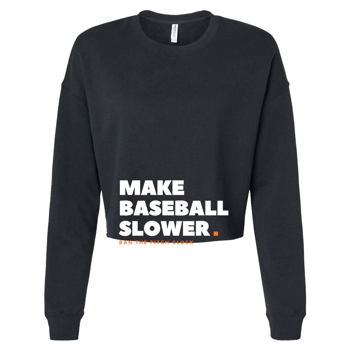 MAKE BASEBALL SLOWER Ban The Pitch Clock Humor Funny Backpack