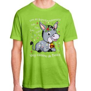 Mi Burrito Sabanero Mexican Tuki Tuki Donkey Latino Xmas Swea Adult ChromaSoft Performance T-Shirt