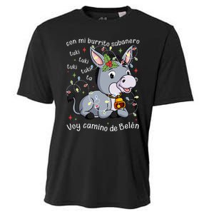 Mi Burrito Sabanero Mexican Tuki Tuki Donkey Latino Xmas Swea Cooling Performance Crew T-Shirt