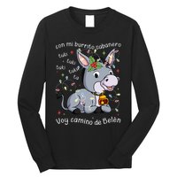 Mi Burrito Sabanero Mexican Tuki Tuki Donkey Latino Xmas Swea Long Sleeve Shirt