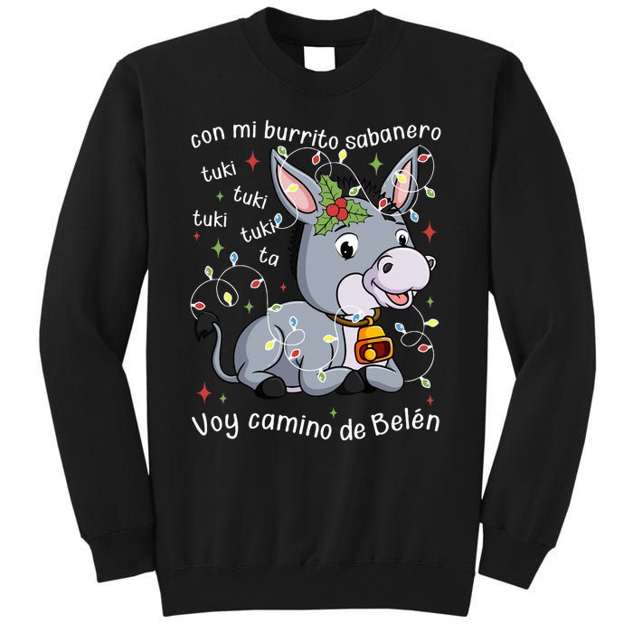 Mi Burrito Sabanero Mexican Tuki Tuki Donkey Latino Xmas Swea Sweatshirt