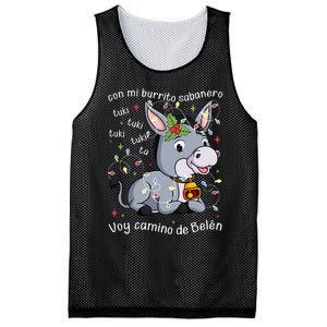 Mi Burrito Sabanero Mexican Tuki Tuki Donkey Latino Xmas Swea Mesh Reversible Basketball Jersey Tank