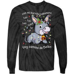 Mi Burrito Sabanero Mexican Tuki Tuki Donkey Latino Xmas Swea Tie-Dye Long Sleeve Shirt