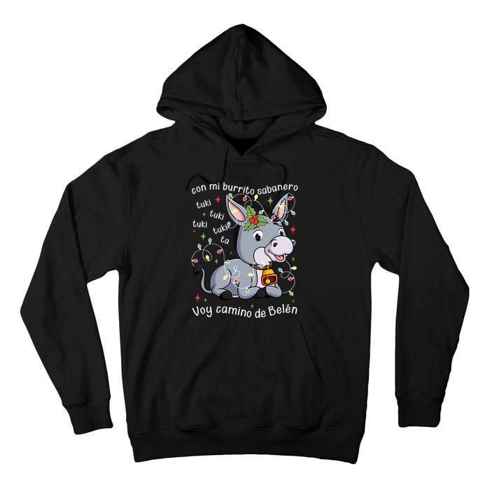 Mi Burrito Sabanero Mexican Tuki Tuki Donkey Latino Xmas Swea Tall Hoodie