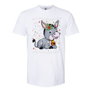 Mi Burrito Sabanero Mexican Tuki Tuki Donkey Latino Xmas Swea Softstyle CVC T-Shirt