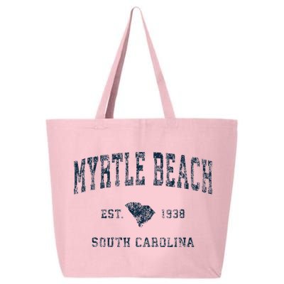 Myrtle Beach South Carolina Vintage Sports Design Print 25L Jumbo Tote