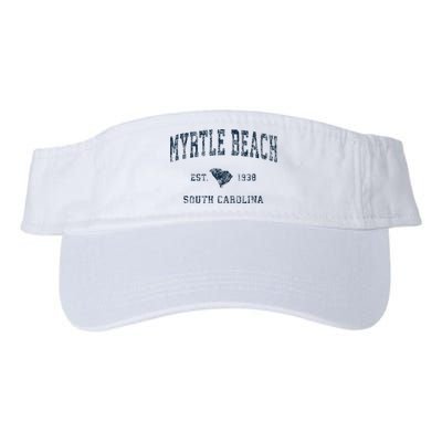 Myrtle Beach South Carolina Vintage Sports Design Print Visor