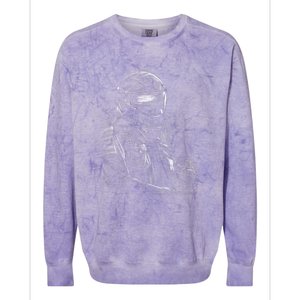 Motorcycle Biker Sketch Colorblast Crewneck Sweatshirt