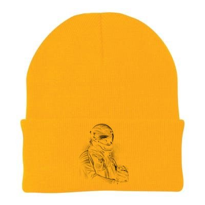 Motorcycle Biker Sketch Knit Cap Winter Beanie