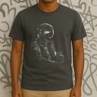 Motorcycle Biker Sketch T-Shirt