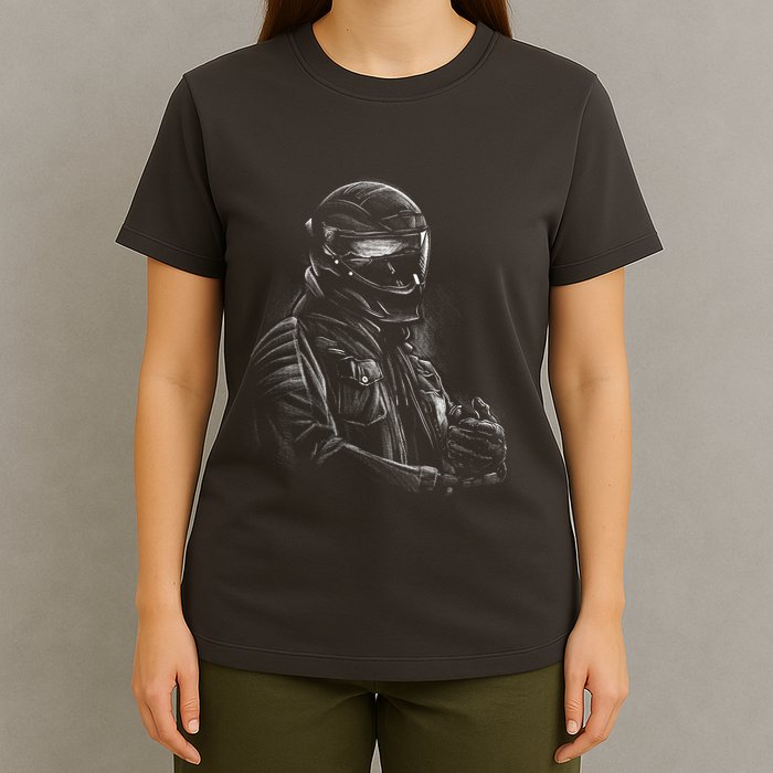 Motorcycle Biker Sketch T-Shirt