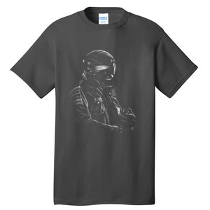 Motorcycle Biker Sketch Tall T-Shirt