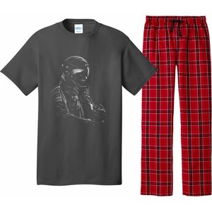 Motorcycle Biker Sketch Pajama Set