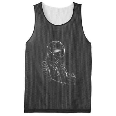 Motorcycle Biker Sketch Mesh Reversible Basketball Jersey Tank